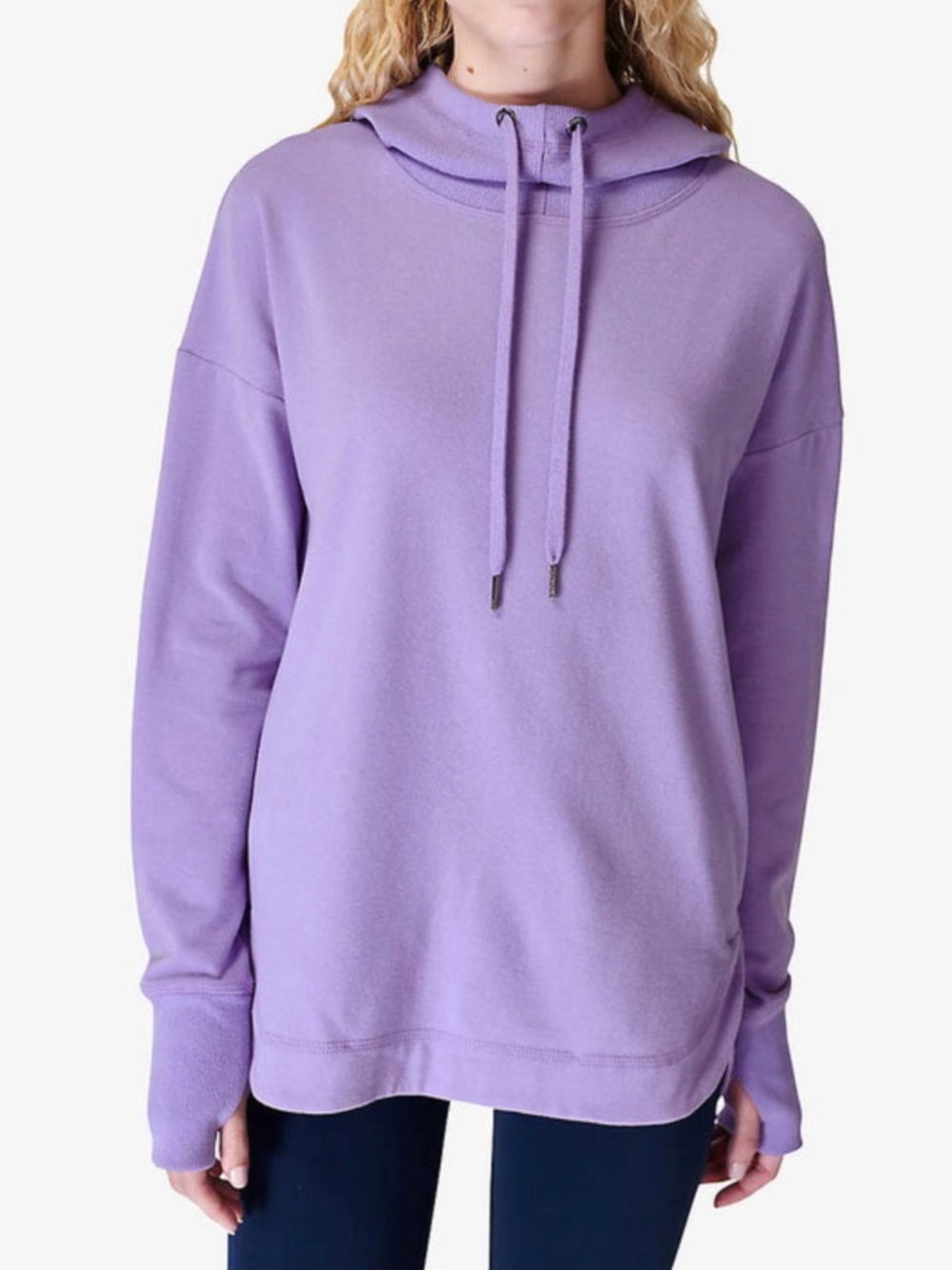 Sweaty Betty Escape Luxe Fleece Hoodie light purple - M
